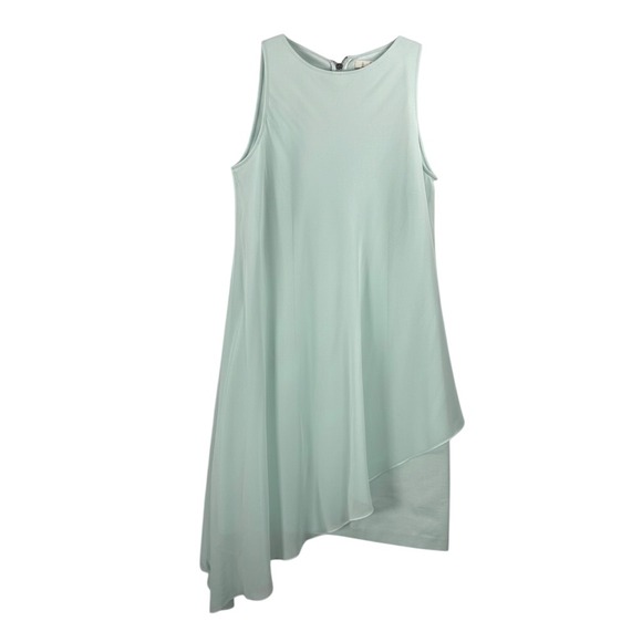 Ted Baker Dresses & Skirts - Ted‎ Baker Asymmetric Locie Drape Tunic dress sz 6 Mint Romantic cape cocktail